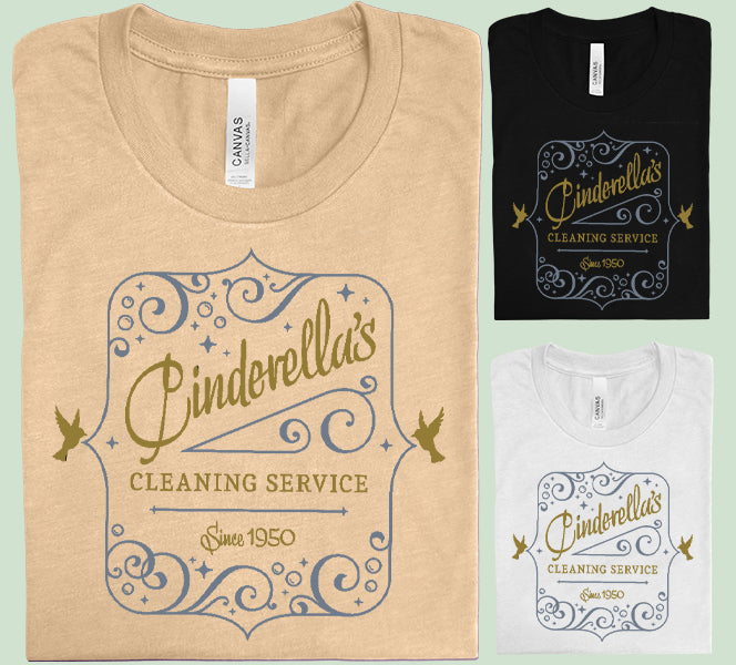Cinderella's Cleaning Service Graphic Tee