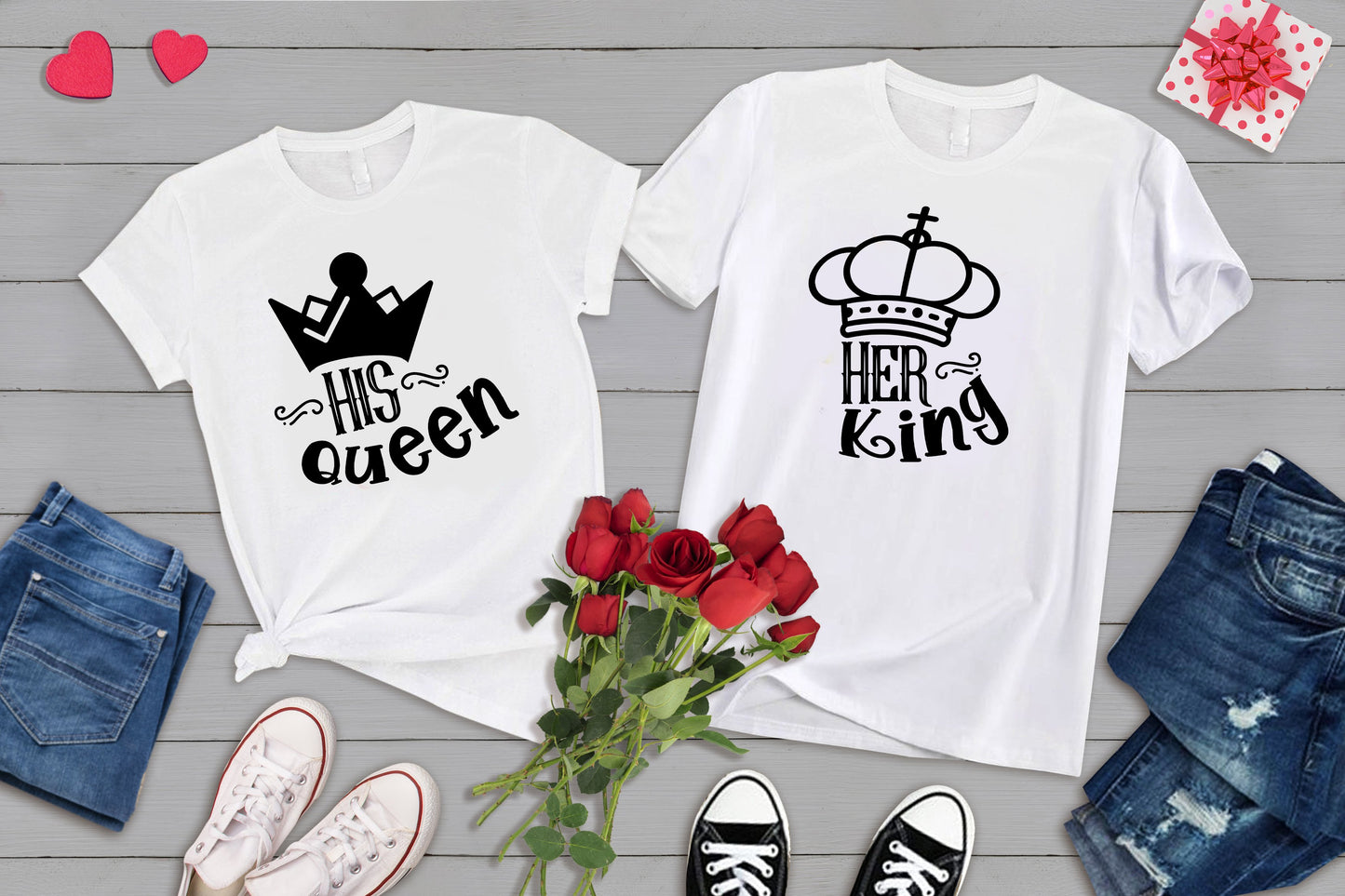 His Queen Graphic Tee Graphic Tee