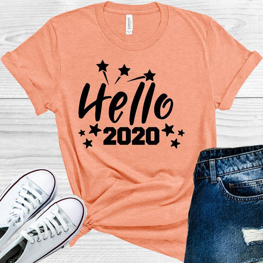 Hello 2020 New Year Graphic Tee Graphic Tee