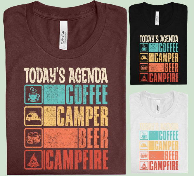 Today's Agenda Graphic Tee