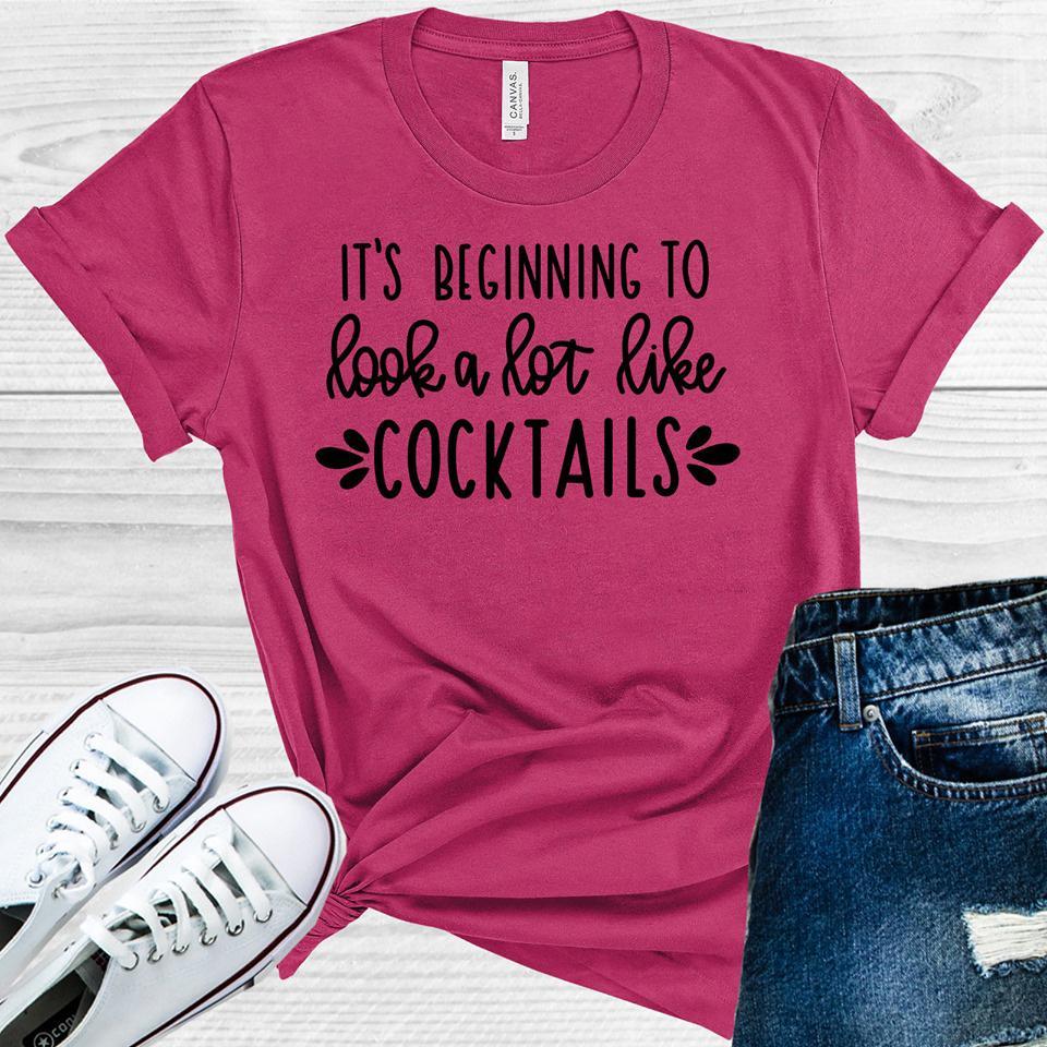 Its Beginning To Look A Lot Like Cocktails Graphic Tee Graphic Tee