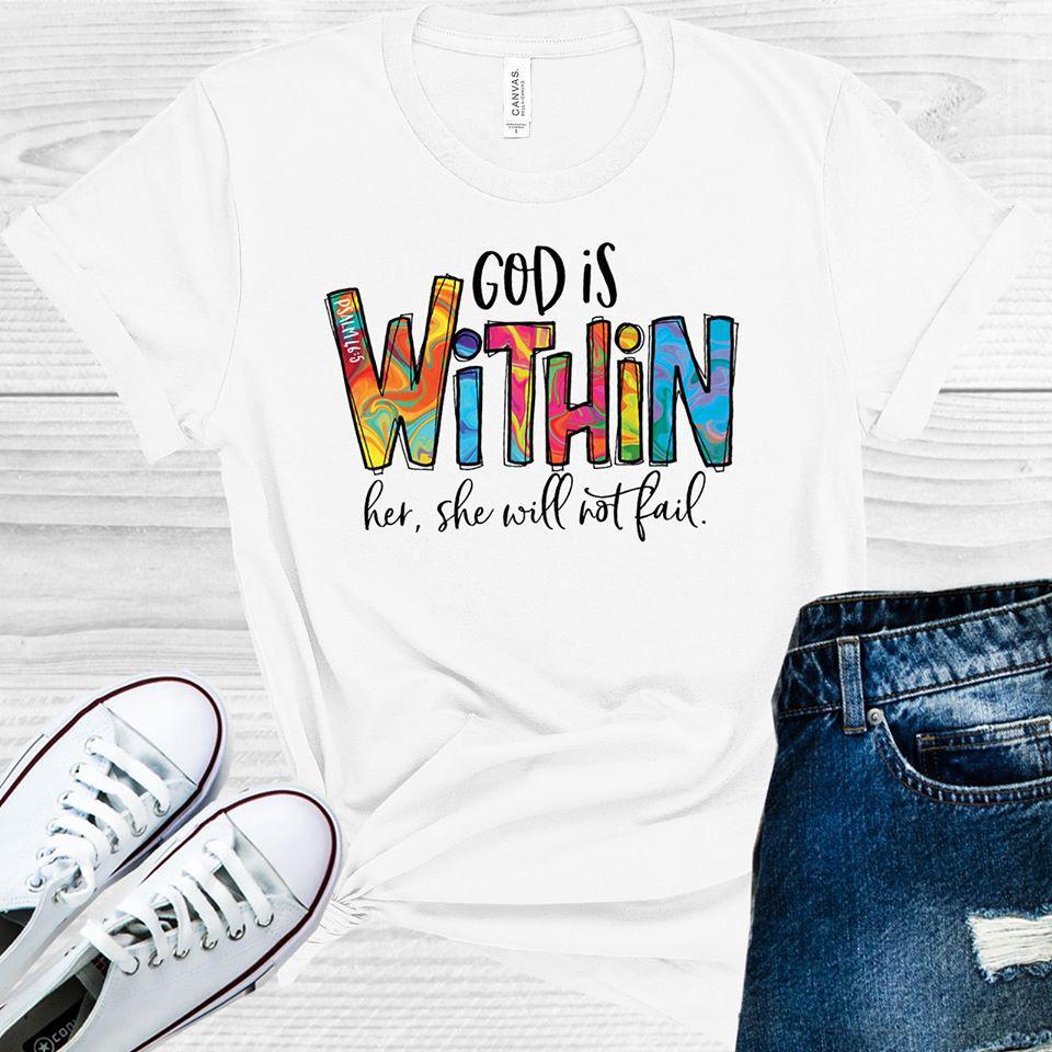 God Is Within Her She Will Not Fail Graphic Tee Graphic Tee
