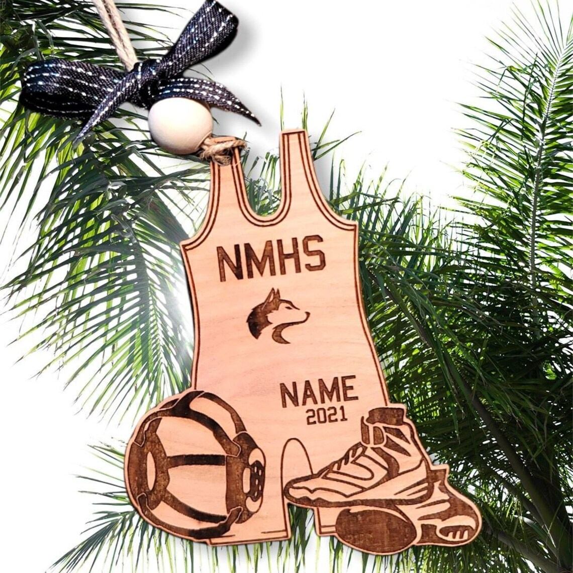 Engraved Customized Christmas Ornament Holiday Ornaments