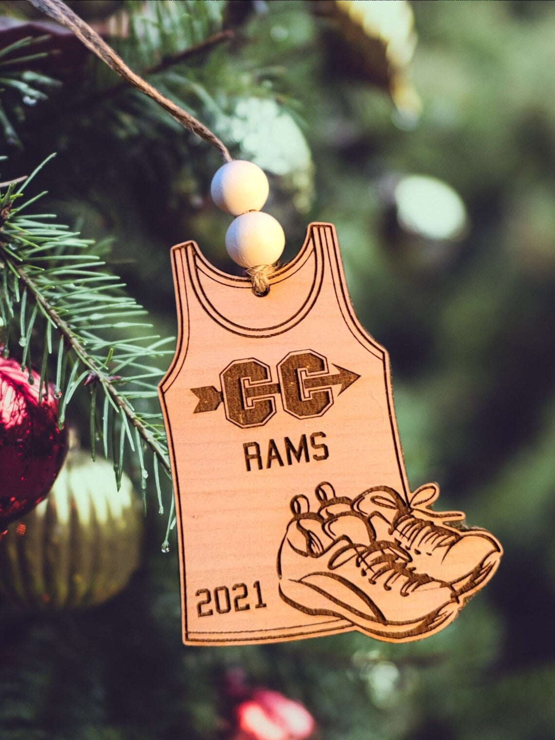 Engraved Customized Christmas Ornament Holiday Ornaments