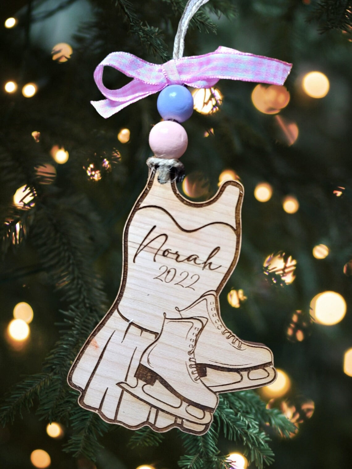 Engraved Customized Christmas Ornament Holiday Ornaments