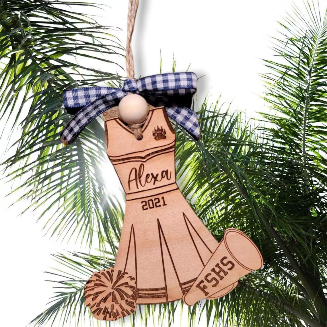 Engraved Customized Christmas Ornament Holiday Ornaments