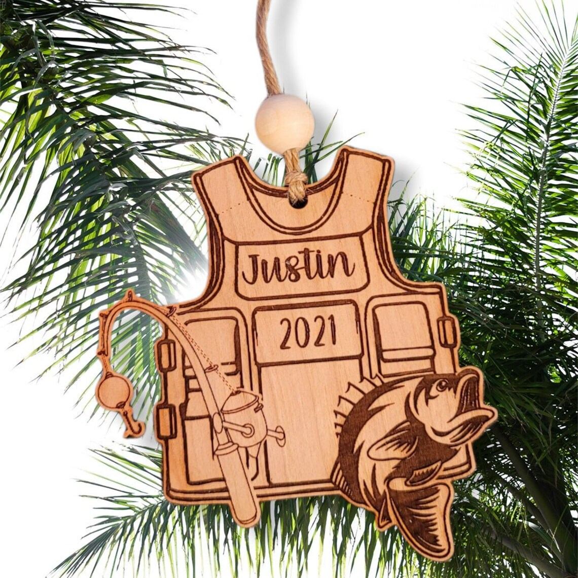Engraved Customized Christmas Ornament Holiday Ornaments
