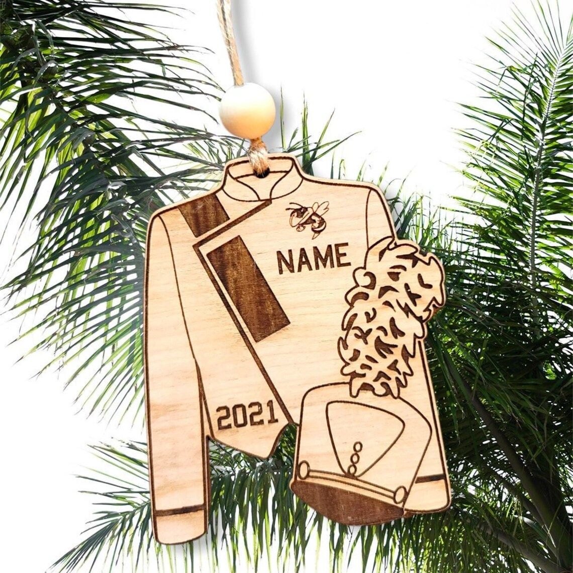Engraved Customized Christmas Ornament Holiday Ornaments