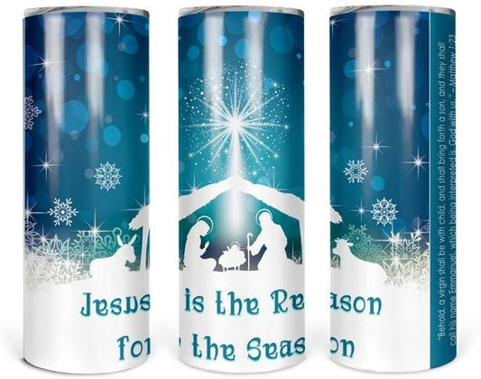 Jesus Is The Reason For Season 20 Oz Skinny Tumbler