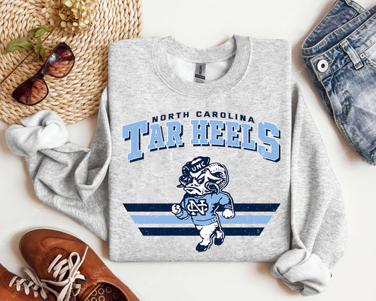 Vintage Team Tar Heels Graphic Tee