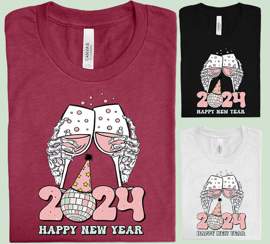 2024 Happy New Year Graphic Tee