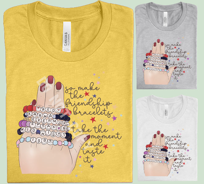 So Make the Friendship Bracelets Graphic Tee