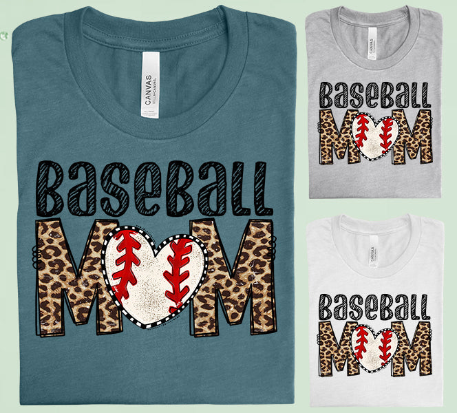 Baseball Mom Graphic Tee Graphic Tee