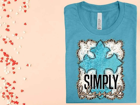 Simply Blessed Graphic Tee Graphic Tee