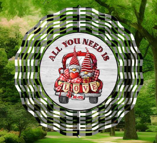 All You Need is Love Wind Spinner