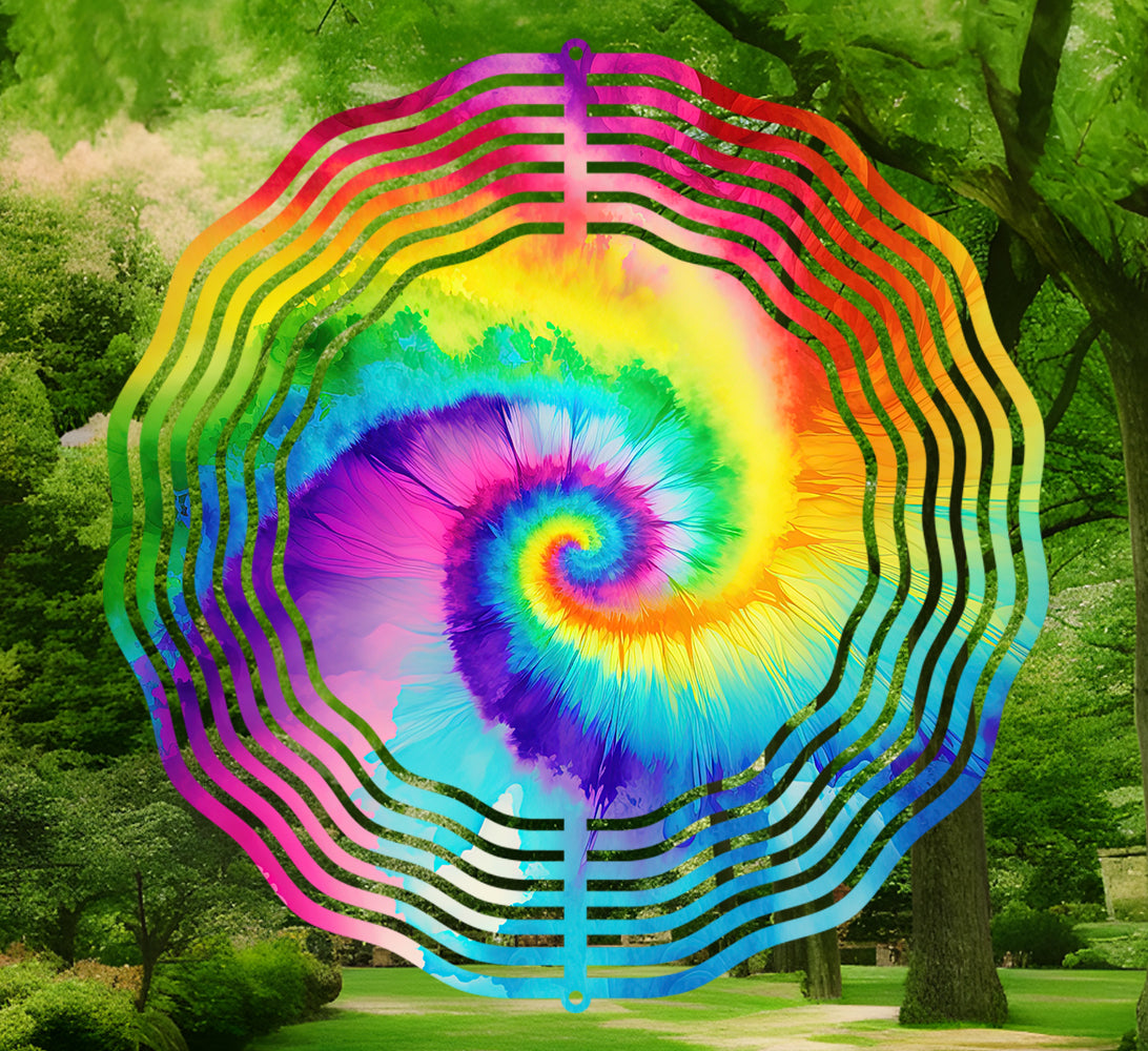 Tie Dye Wind Spinner
