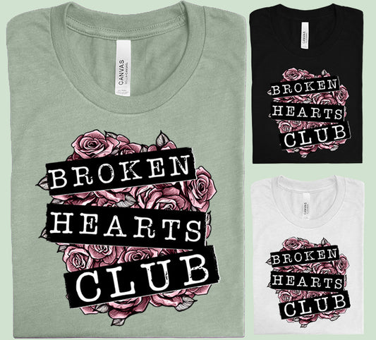 Broken Hearts Club Graphic Tee