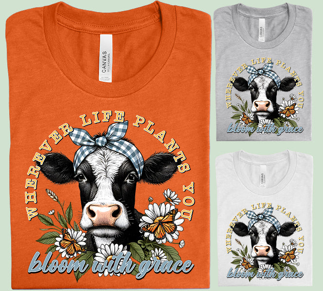 Bloom with Grace Graphic Tee