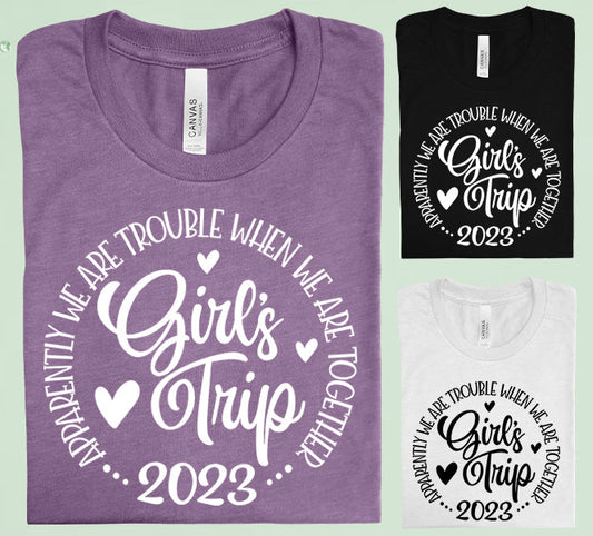 Girls Trip 2023 Graphic Tee Graphic Tee