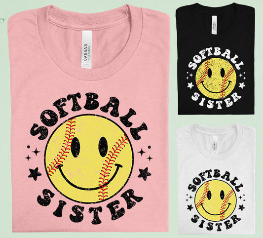 Softball Sister Graphic Tee Graphic Tee