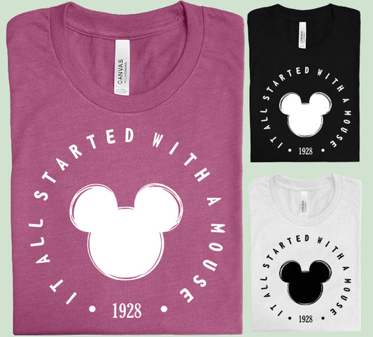 It All Started with a Mouse Graphic Tee