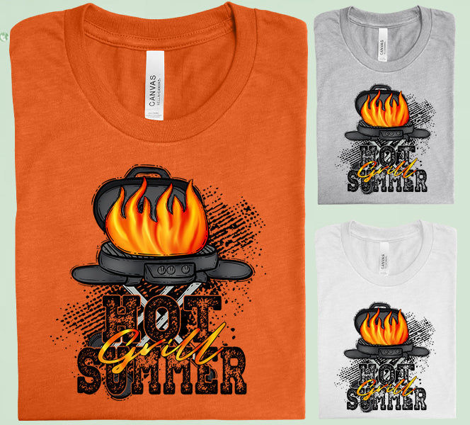 Hot Grill Summer Graphic Tee Graphic Tee