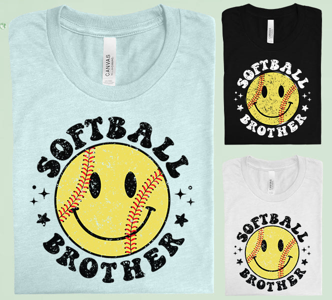 Softball Brother Graphic Tee Graphic Tee