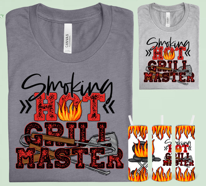 Smoking Hot Grill Master Graphic Tee Graphic Tee