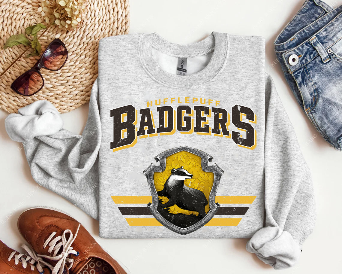 Hufflepuff Badgers Graphic Tee