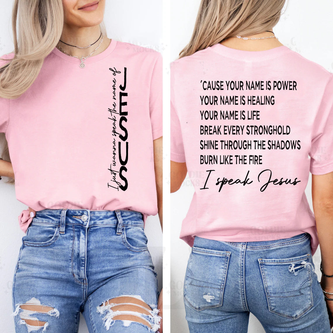 I Just Wanna Speak the Name of Jesus Graphic Tee