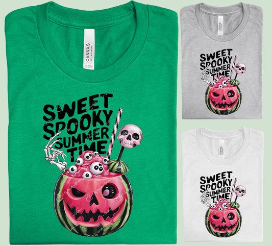 Sweet Spooky Summer Time Graphic Tee