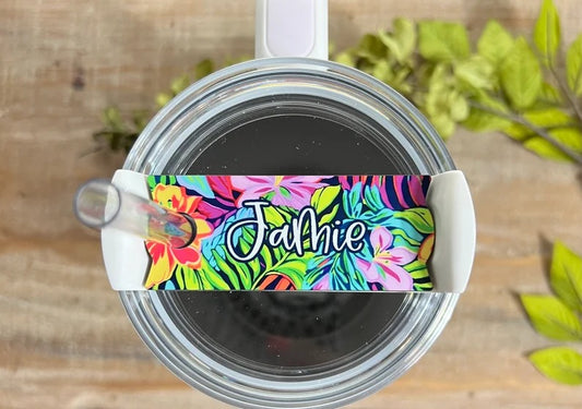 Hawaiian Floral Lid Topper