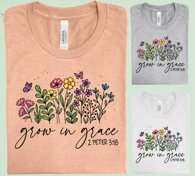 Grow In Grace Graphic Tee Graphic Tee