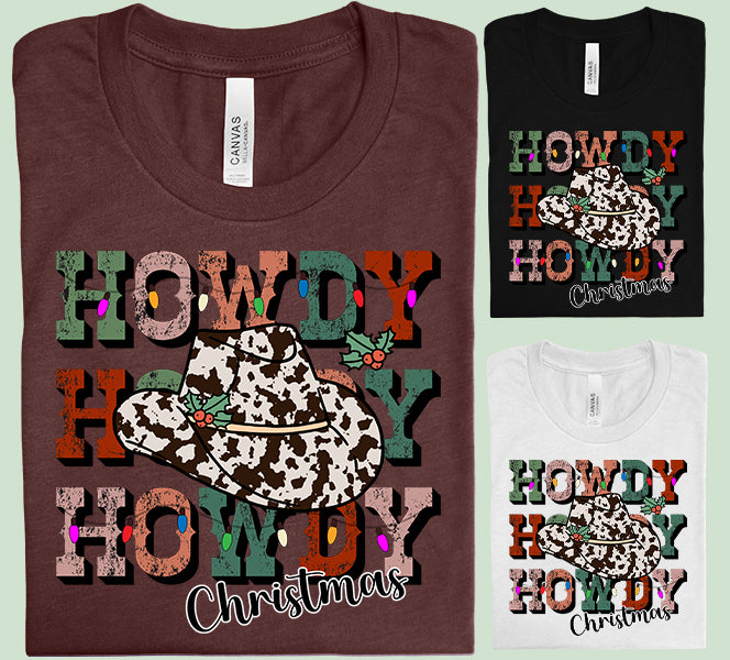 Howdy Christmas Graphic Tee
