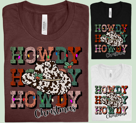 Howdy Christmas Graphic Tee