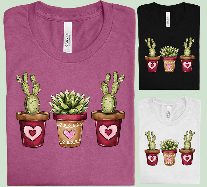 Valentine Cacti Graphic Tee