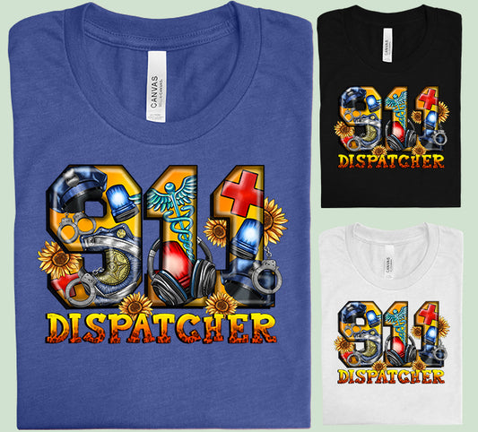 911 Dispatcher Graphic Tee