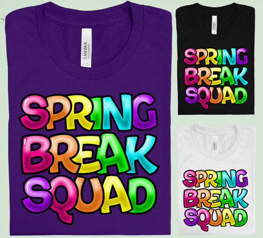 Spring Break Squad Graphic Tee Graphic Tee