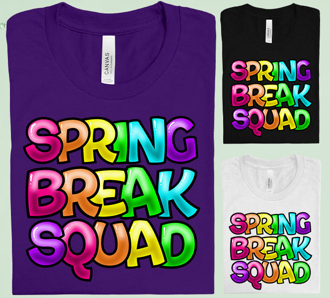 Spring Break Squad Graphic Tee Graphic Tee