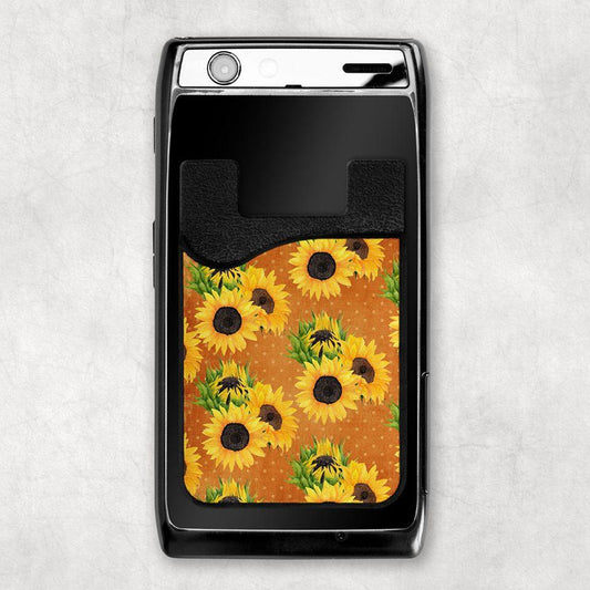 Sunflowers Card Caddy Phone Wallet