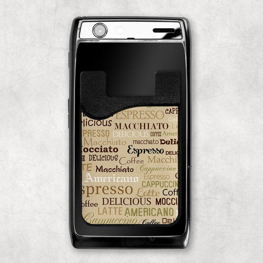 Coffee Card Caddy Phone Wallet