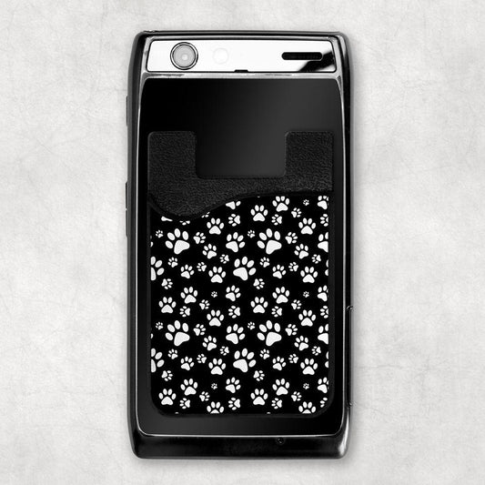 Paw Prints Card Caddy Phone Wallet