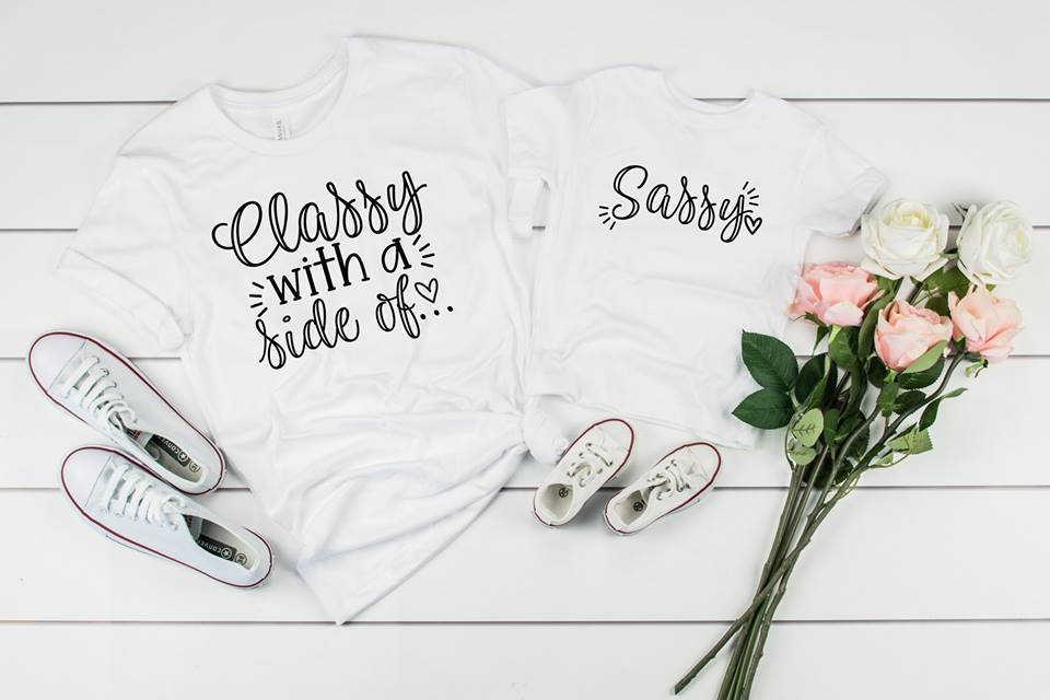 Sassy Mommy And Me Graphic Tee