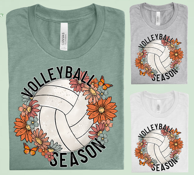 Volleyball Season Graphic Tee Graphic Tee
