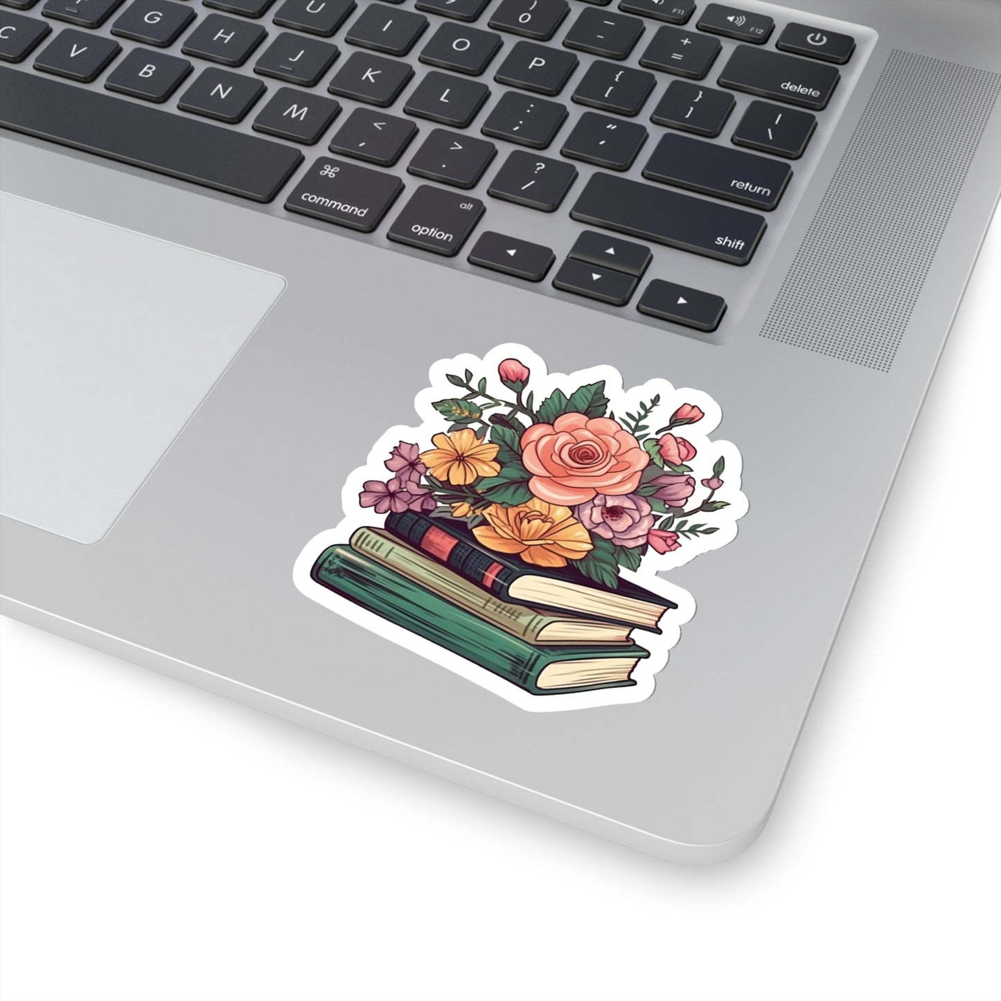 Floral Books Sticker Bright Colors | Fun Stickers | Happy Stickers | Must Have Stickers | Laptop Stickers | Best Stickers | Gift Ideas