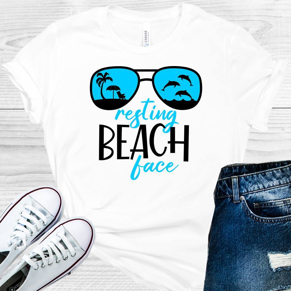 Resting Beach Face Graphic Tee Graphic Tee