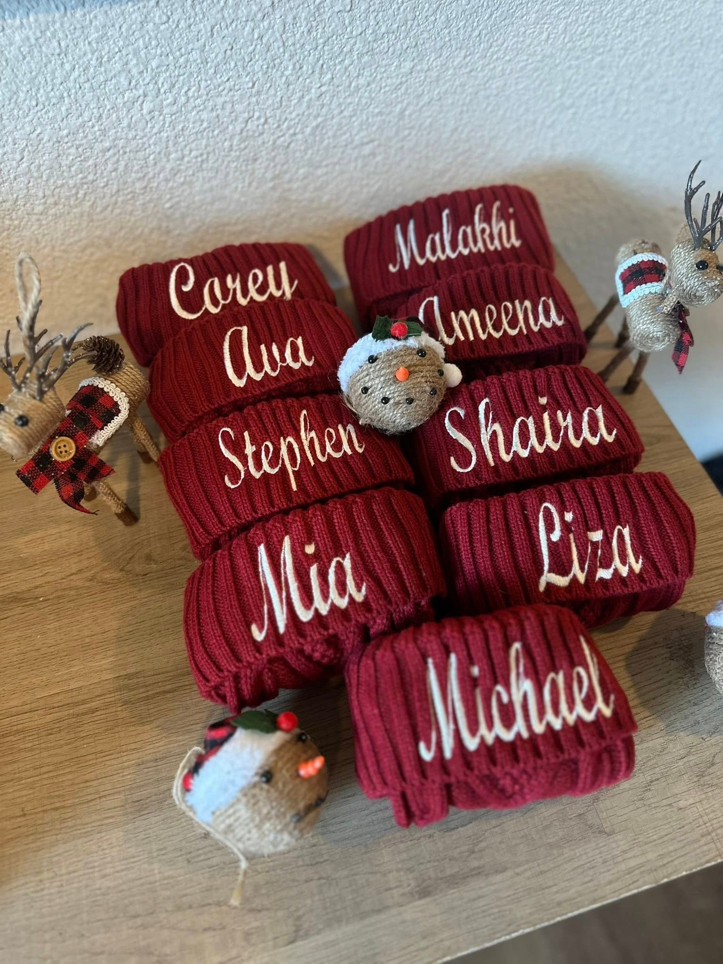 Embroidered Christmas Stocking