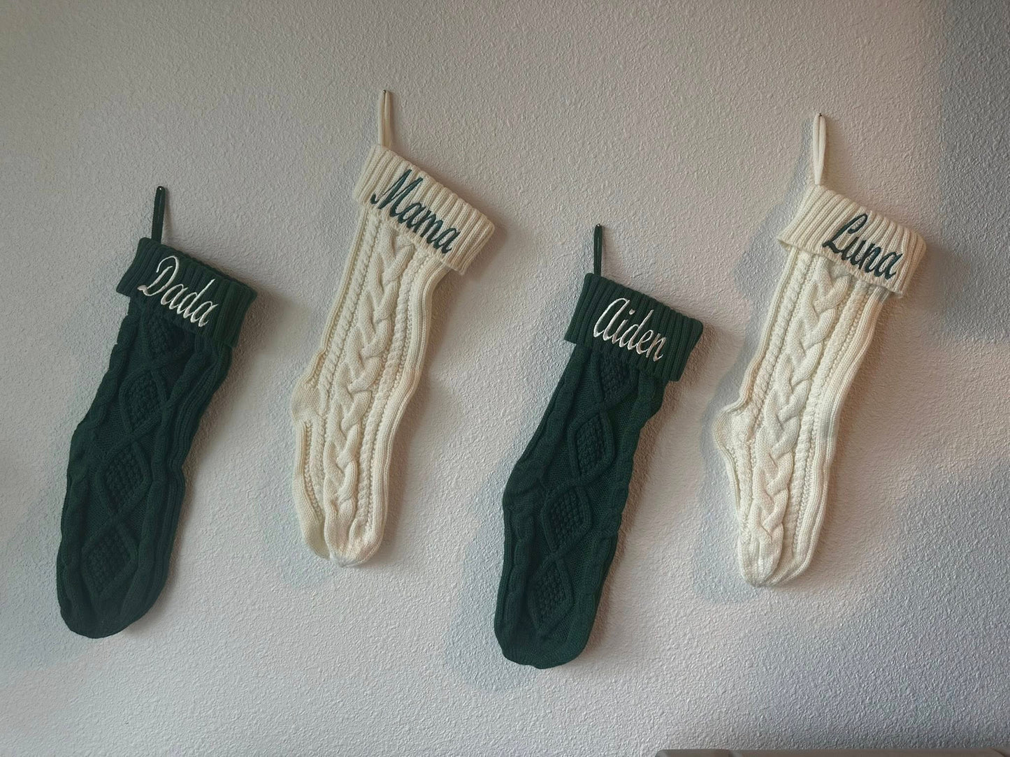 Embroidered Christmas Stocking