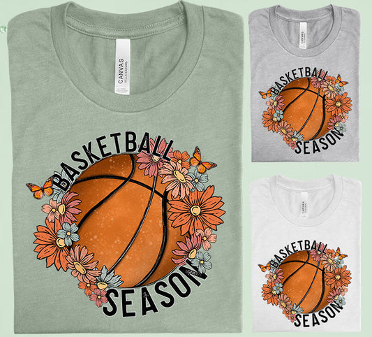 Basketball Season Graphic Tee Graphic Tee