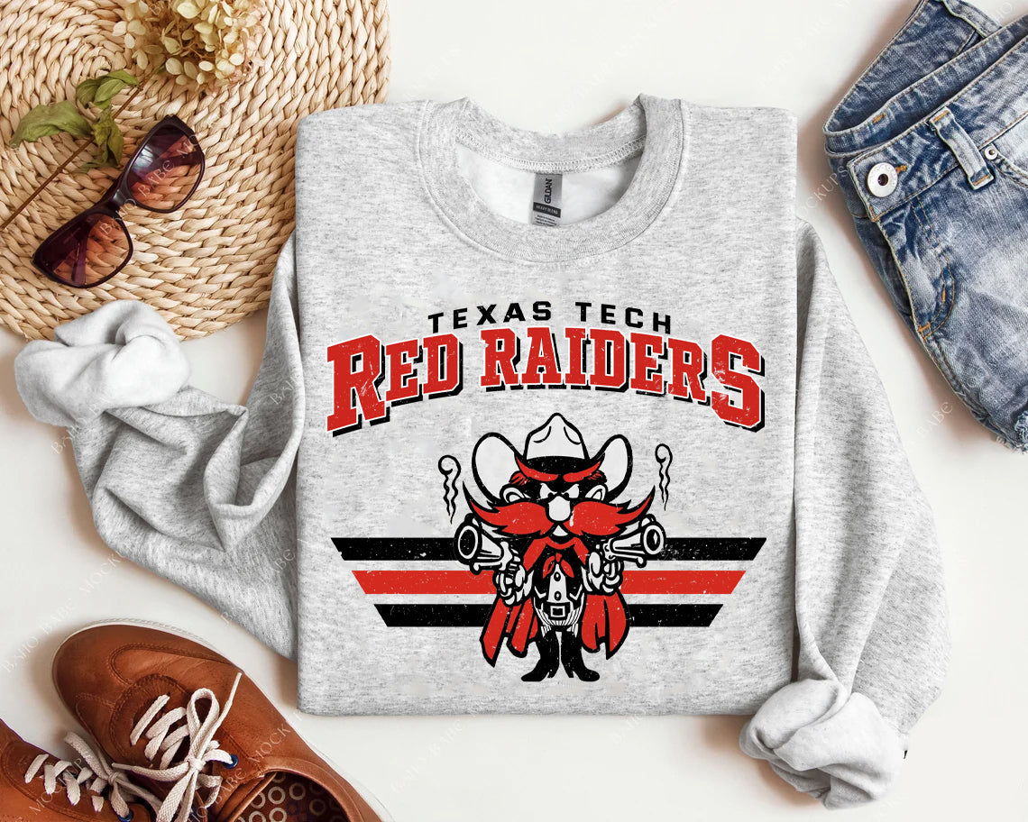 Vintage Team Red Raiders Graphic Tee